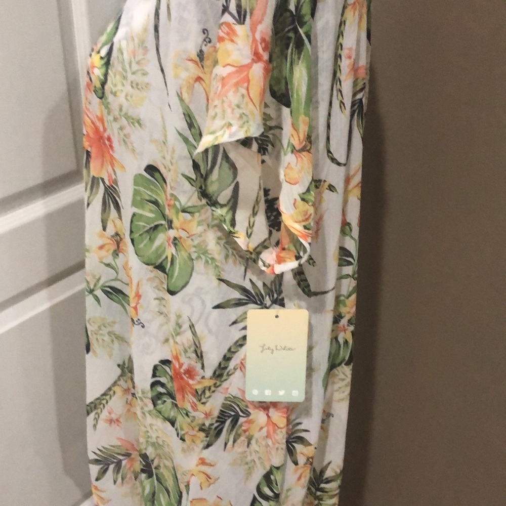 Tropical swim cover up - Picture 3 of 4